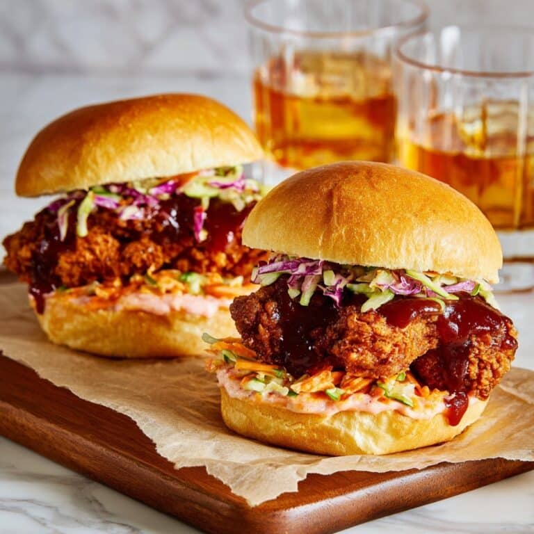 Korean BBQ Chicken Sandwich with Cabbage Slaw Recipe
