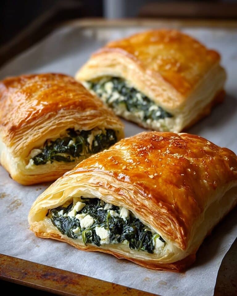 Mediterranean Spinach Stuffed Pastry Recipe