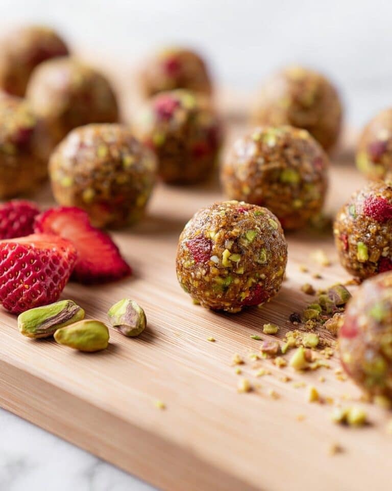 Raspberry Pistachio Bliss Balls Recipe