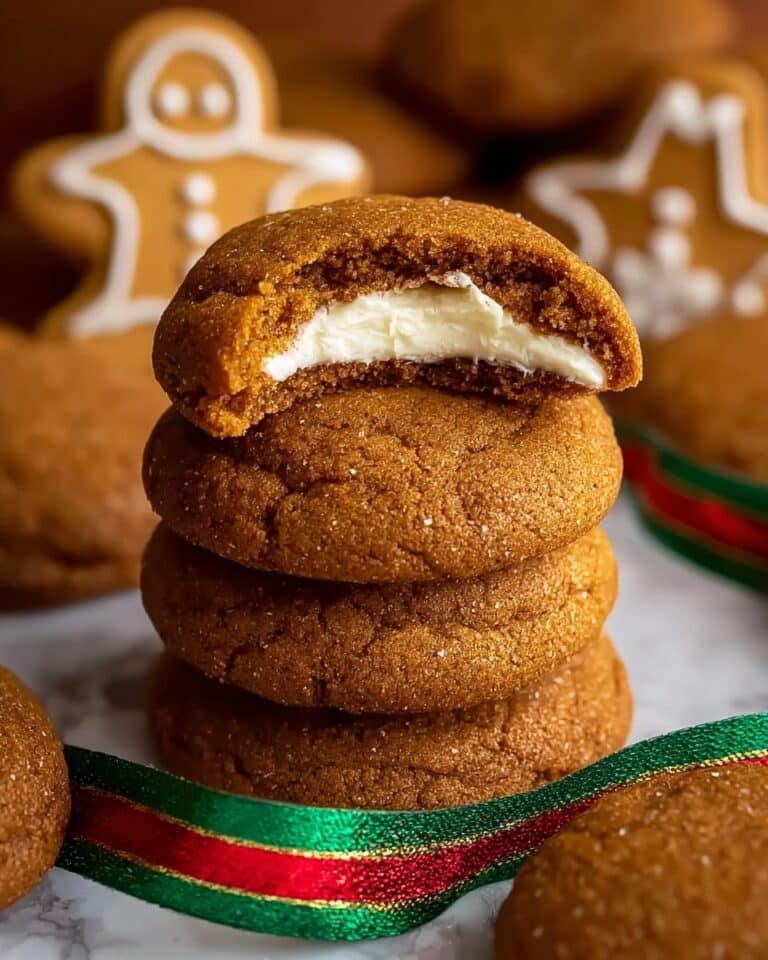 Gingerbread Cheesecake Cookies Recipe