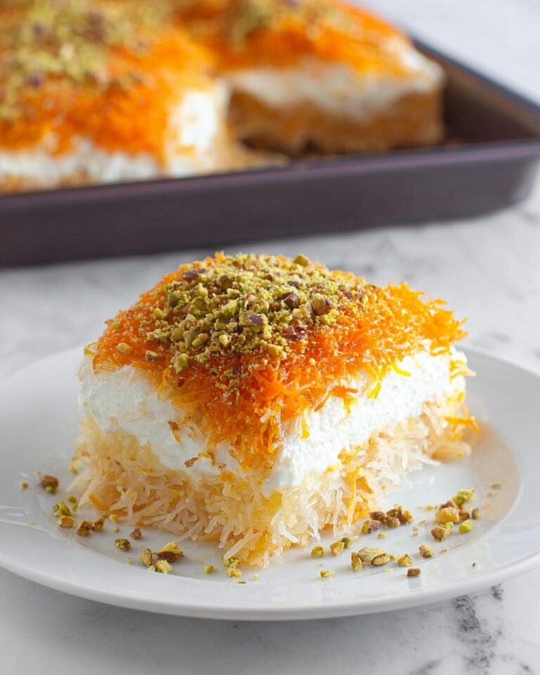Sweet cheese and pistachio knafeh with rosewater syrup Recipe