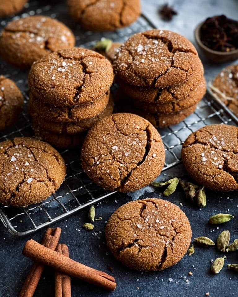 Tasty Chewy Chai Spiced Molasses Cookies Recipe