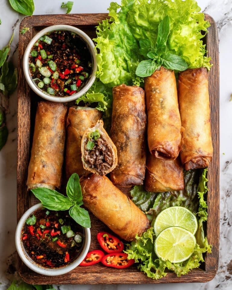 Thai Basil Beef Rolls – Fresh Thai Flavors in Every Bite Recipe