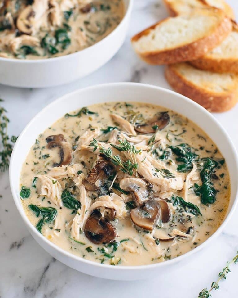 Comforting Rotisserie Chicken and Mushroom Soup Recipe