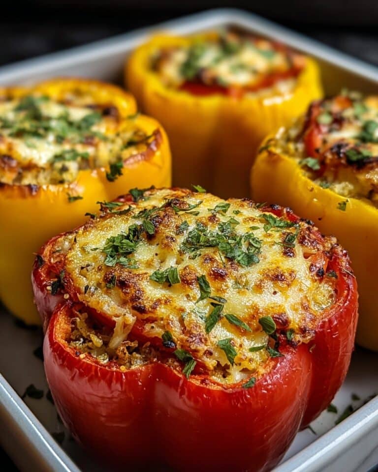 Easy Mediterranean Stuffed Bell Peppers Recipe