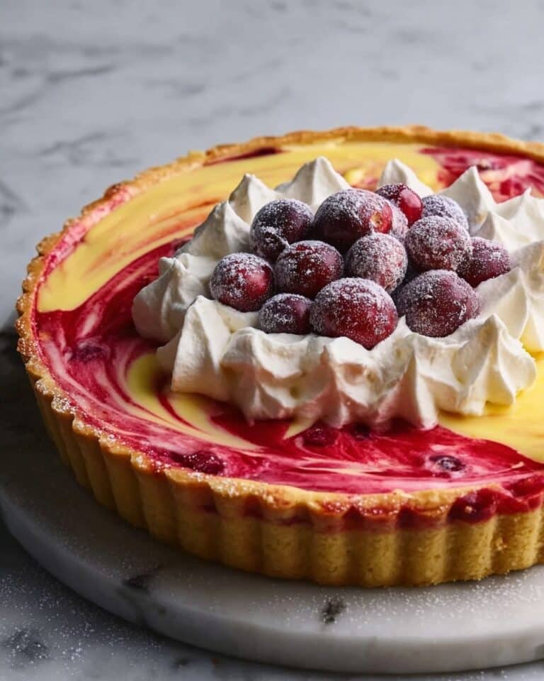 Lemon Cranberry Tart Recipe