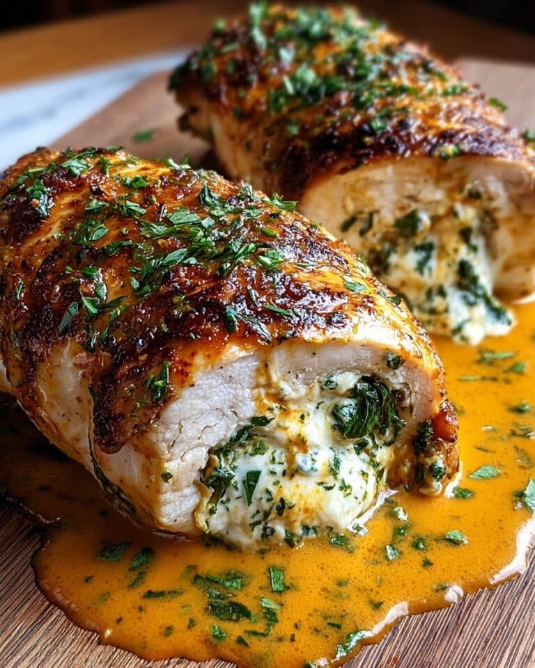 Herbed Ricotta Stuffed Chicken Rolls for a Cozy Dinner Delight Recipe