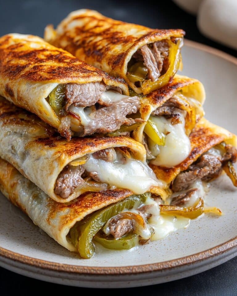 Philly Cheesesteak Roll-Ups (No Tortilla Needed) Recipe