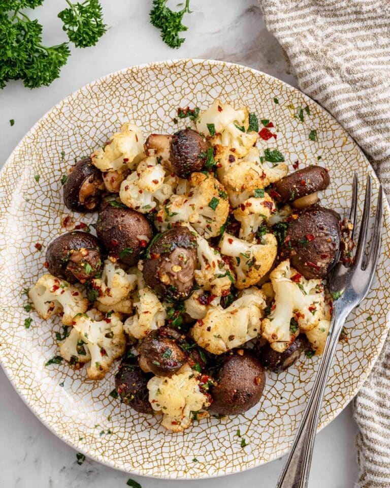 Garlic Cauliflower Mushroom Skillet: Quick & Delicious Dish Recipe