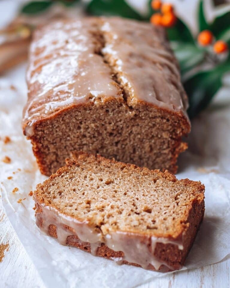 Glazed Eggnog Banana Bread Recipe