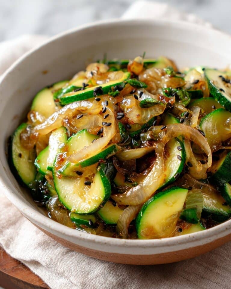 Japanese Zucchini & Onion Stir-Fry Recipe