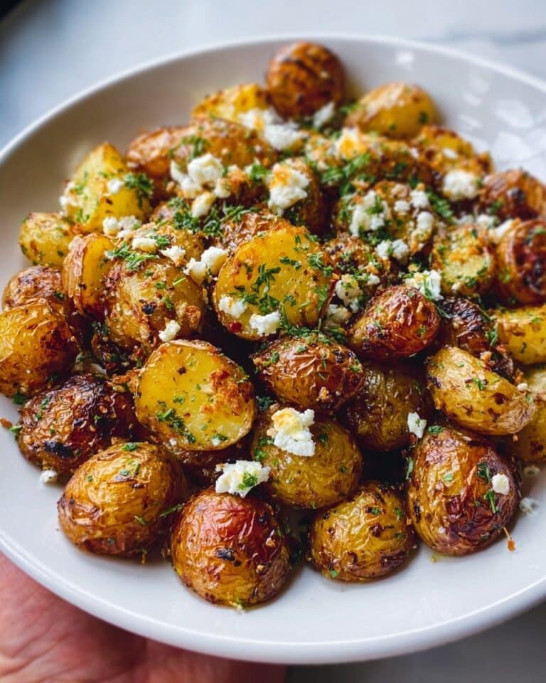Greek Feta Roast Potatoes Recipe