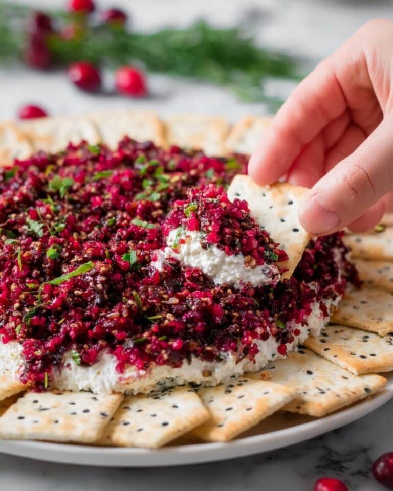 Cranberry Jalapeño Cream Cheese Dip Recipe