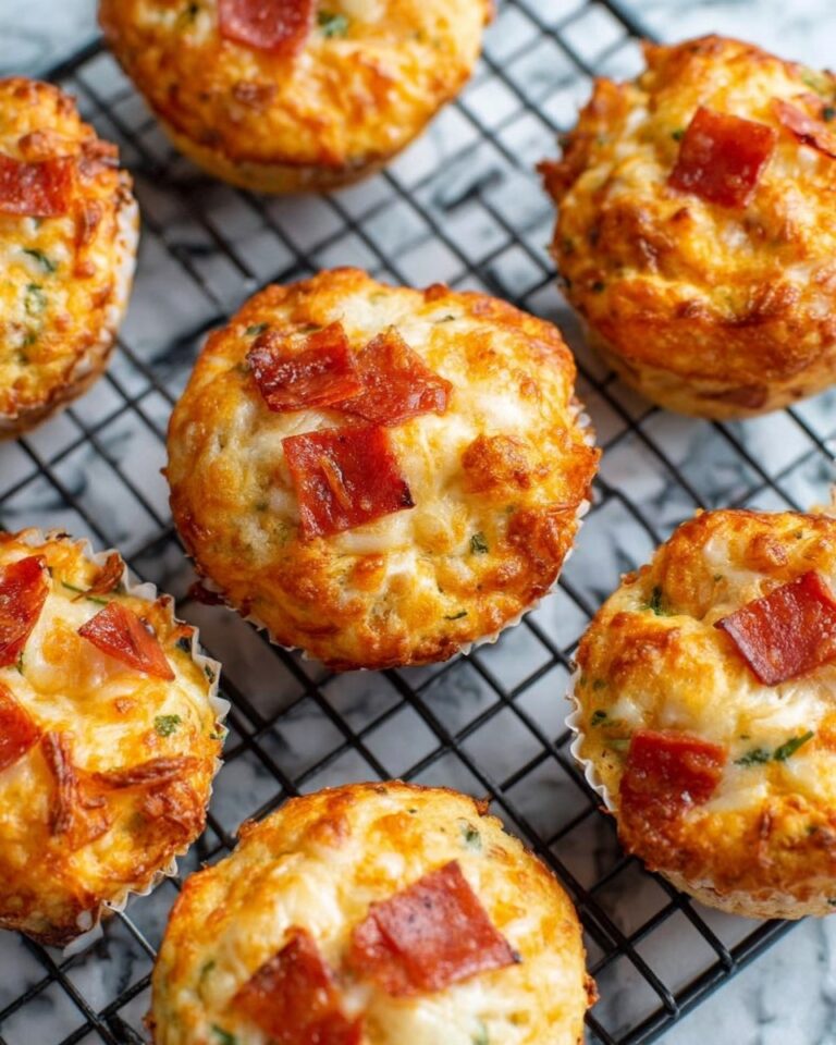 20-Minute Veggie-Loaded Pizza Muffins Recipe
