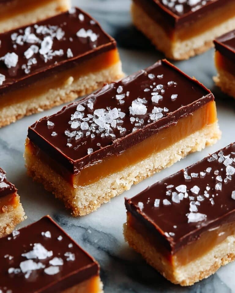 Boozy Salted Caramel Bars Recipe