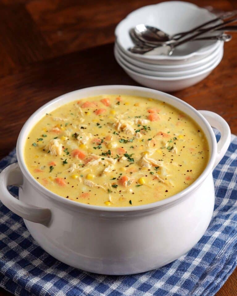 Chicken Cauliflower Cheddar Chowder Recipe