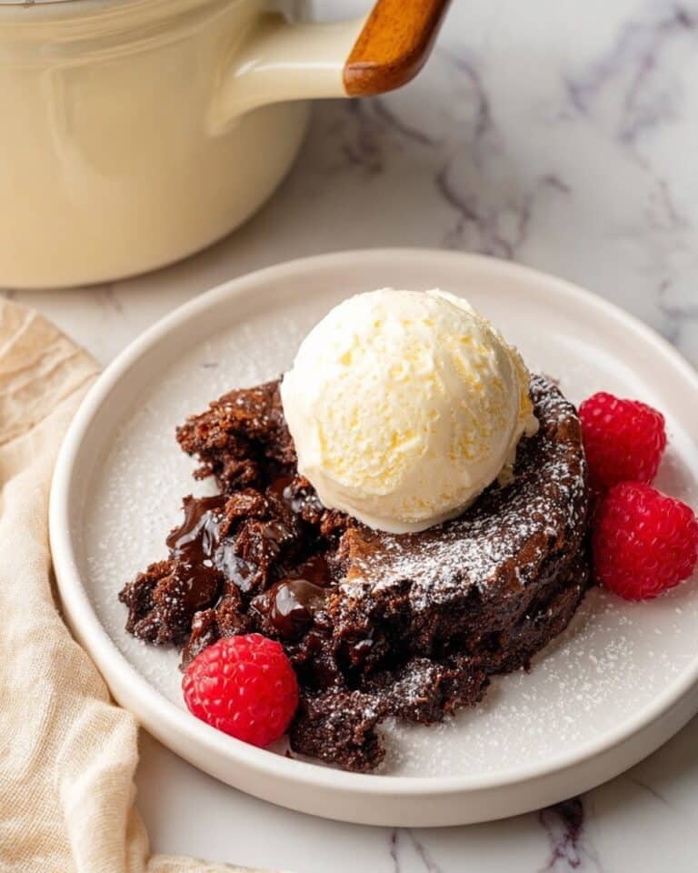 Slow Cooker Chocolate Molten Lava Cake Recipe