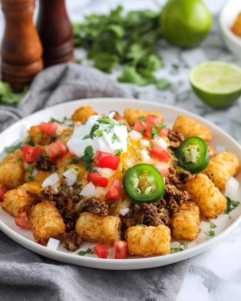 Loaded Tater Tot Nachos Recipe