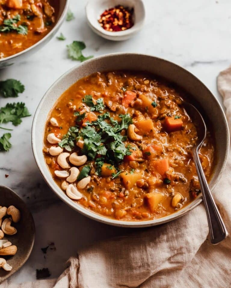 Sweet Potato Red Lentil and Coconut Curry Recipe