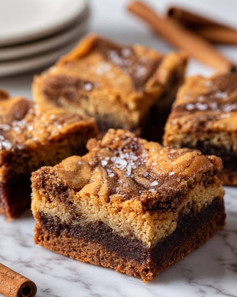 Cinnamon Swirl Snickerdoodle Blondies Recipe