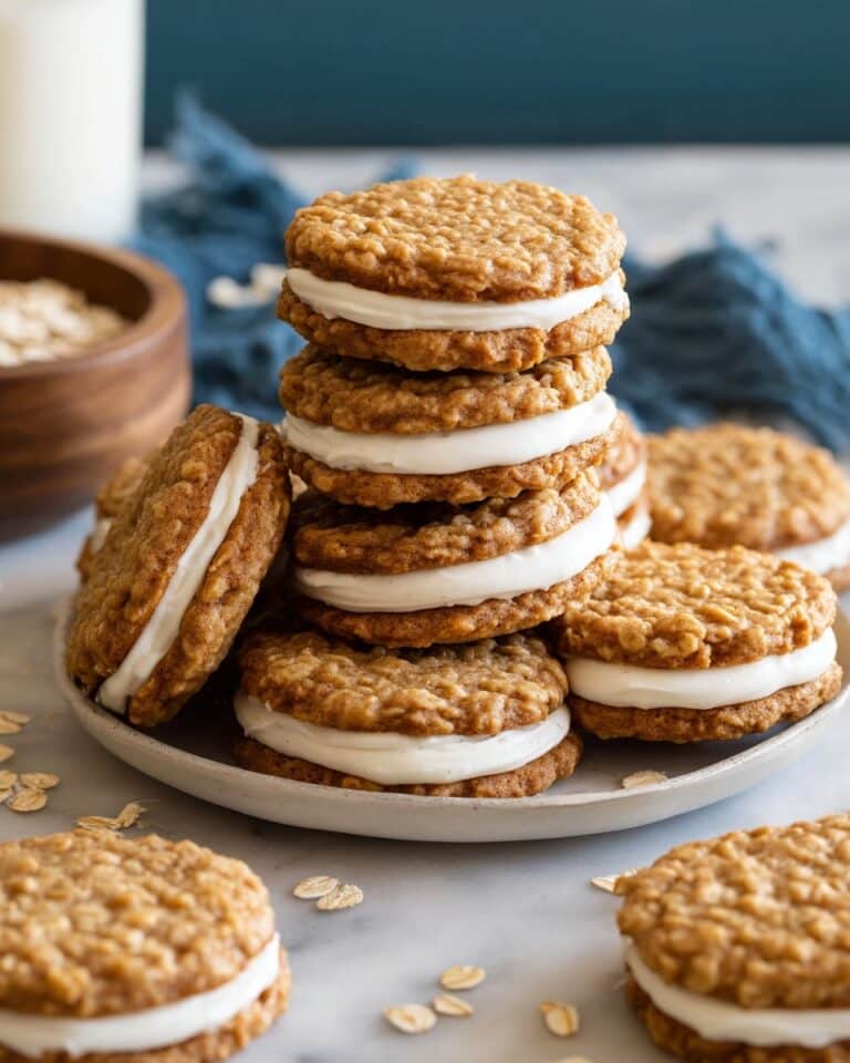 Banana Oatmeal Cream Pies Recipe
