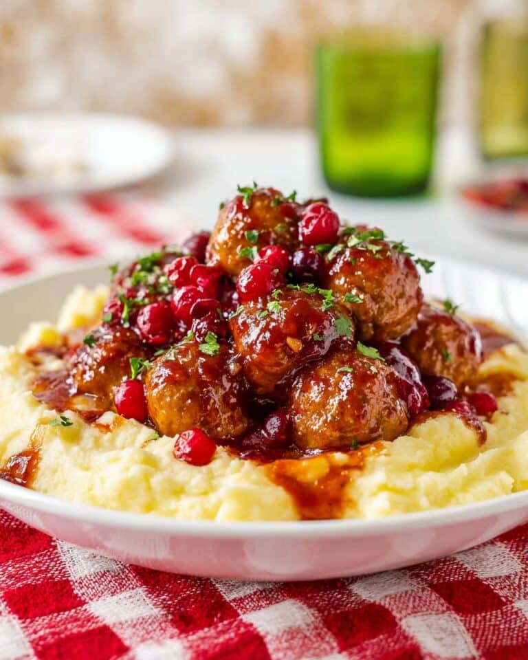 Crockpot Cranberry Meatballs Recipe