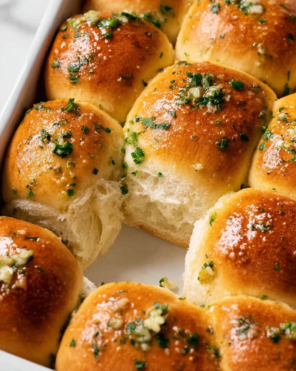 A white rectangular baking dish contains twelve smooth, round dough balls arranged in a 4 by 3 grid. Each dough ball is pale yellow with small green herb specks scattered throughout, and they have a shiny, slightly glossy surface suggesting an egg wash or similar glaze. The dish sits on a white marbled texture surface, and the dough balls appear soft and slightly risen, touching each other gently. Photo taken with an iphone --ar 4:5 --v 7