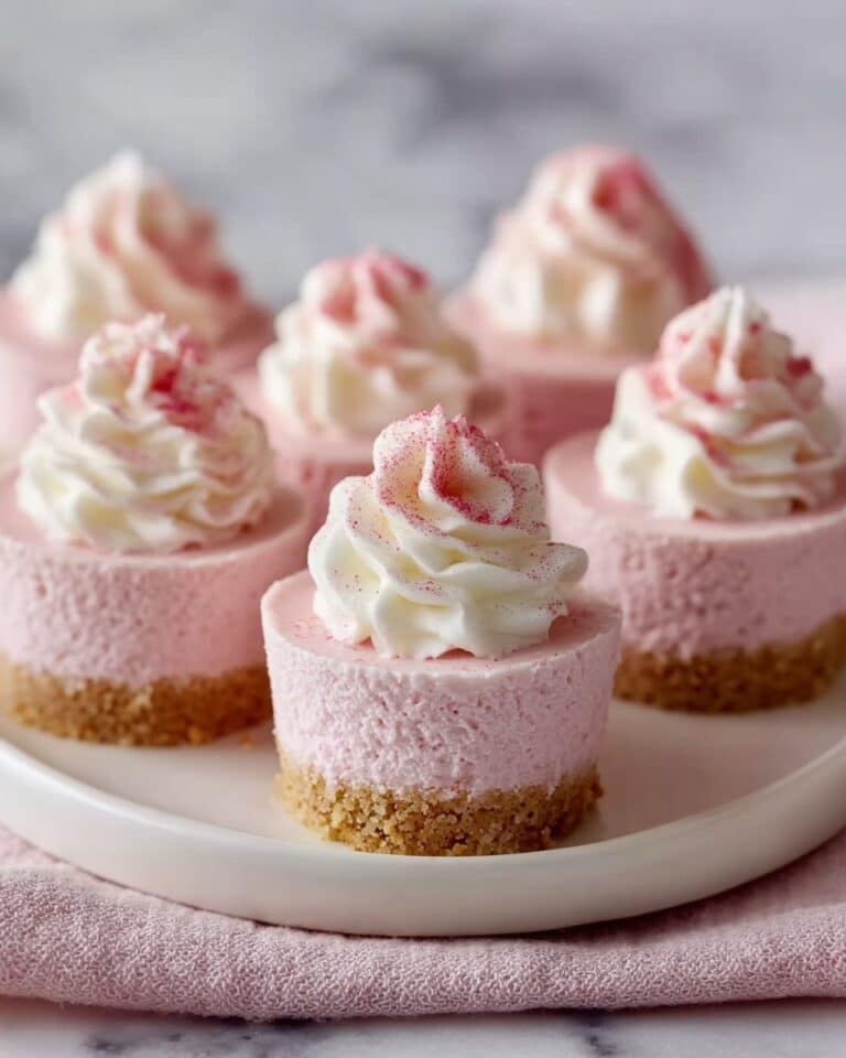 No-Bake Pink Velvet Cheesecake Bites Recipe