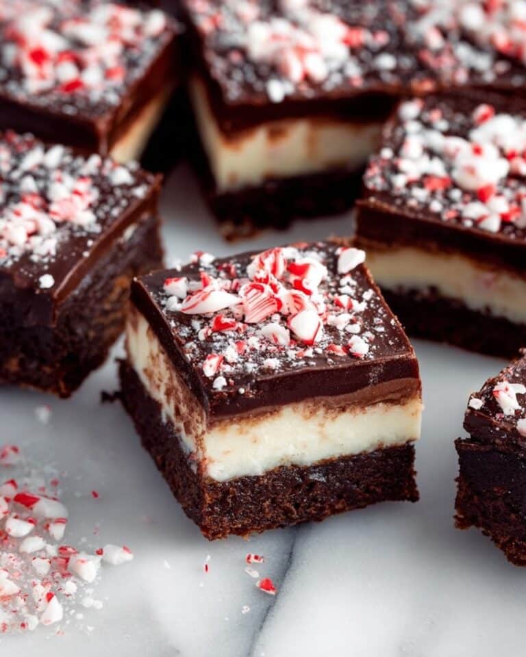 Keto Peppermint Layer Brownies Recipe