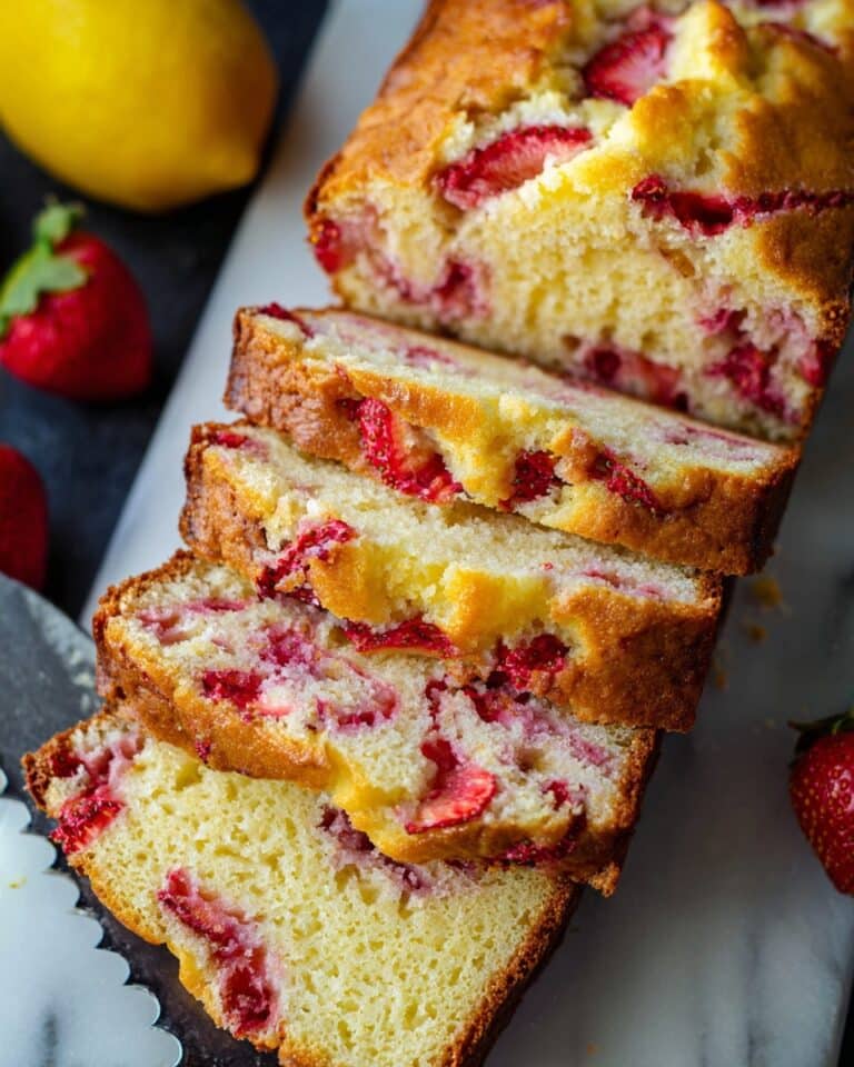 Strawberry Lemonade Quick Bread Recipe