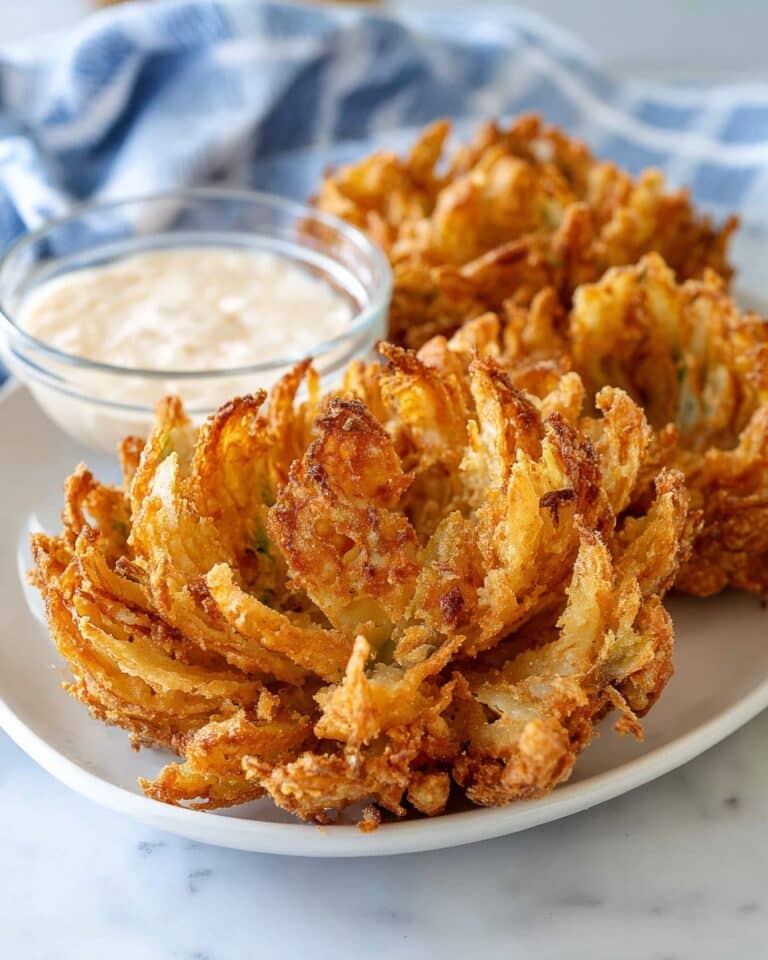 Blooming Onion with Creamy Dipping Sauce Recipe