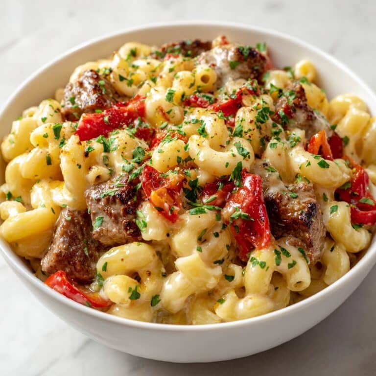 Steak & Pepper Jack Queso Mac Recipe