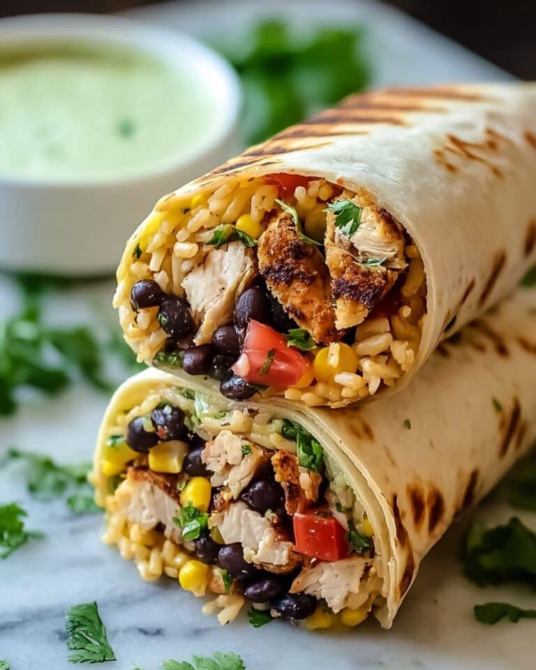Chipotle Ranch Grilled Chicken Burrito Recipe