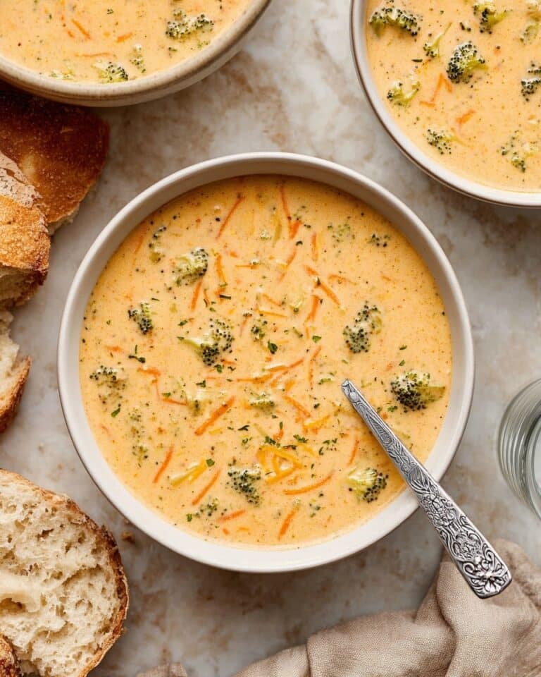 Instant Pot Broccoli Cheddar Soup Recipe