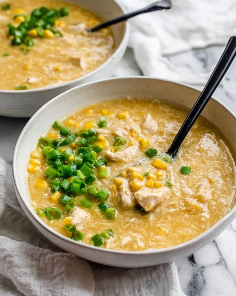 Chicken and Sweetcorn Soup Recipe