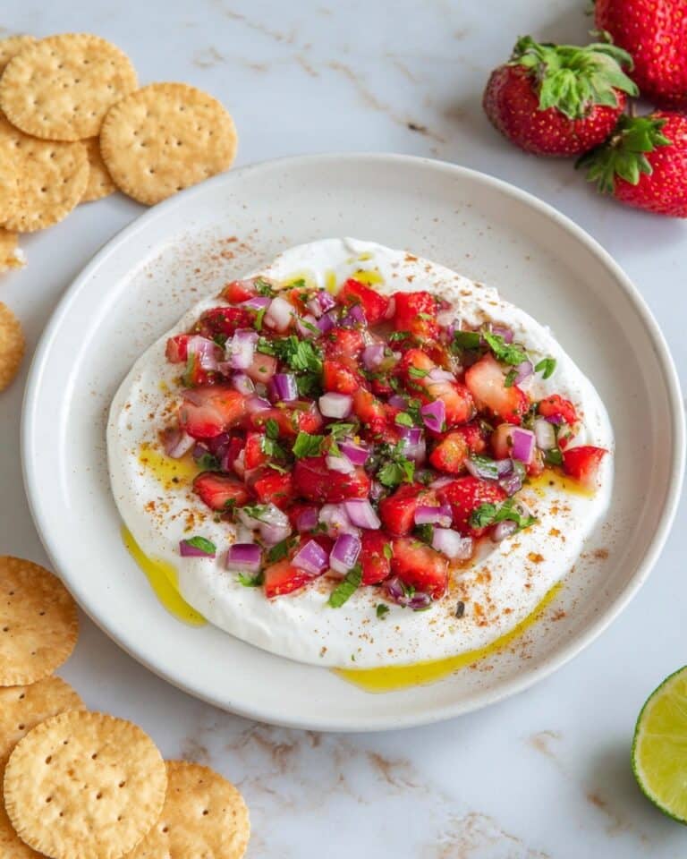 Strawberry Pico de Gallo with Greek Yogurt Recipe