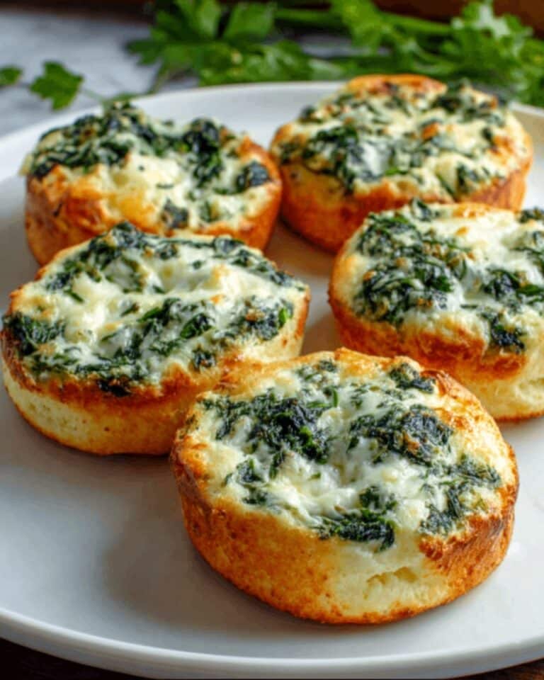 Easy Spinach Cottage Cheese Flagels Recipe